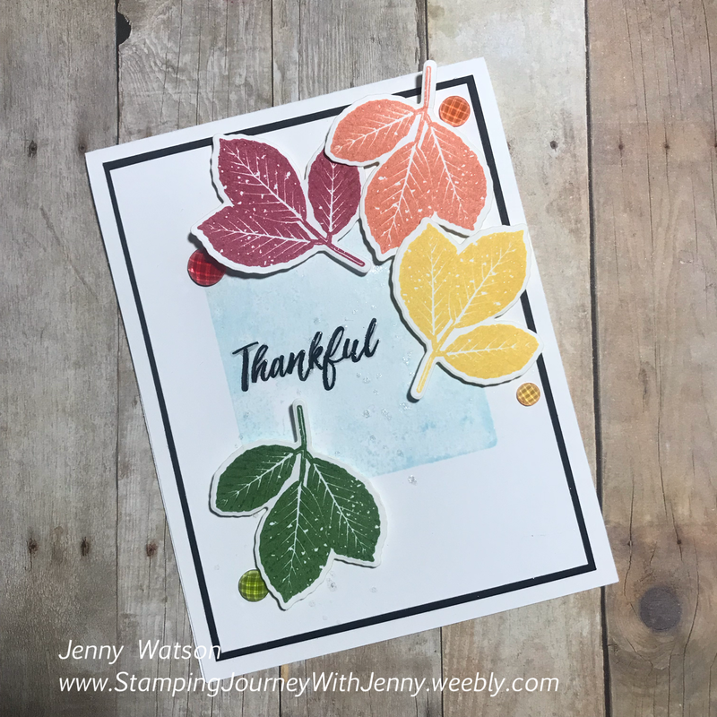 FSJ Hello Fall Jenny Watson - Fun Stampers Journey Coach 233 Details on my blog: www.StampingJourneyWithJenny.weebly.com Purchase the products used: www.FunStampersJourney.com/JennyWatson 